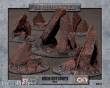 Gale Force Nine Modelling GFNBB644 - Essentials: Rock Outcrops (x6) - Mars