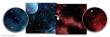Gale Force Nine Modelling GFNBB952 - Gaming Mat - Frozen Planet / Crimson Gas Cloud (3x3)