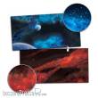 Gale Force Nine Modelling GFNBB955 - Gaming Mat - Crimson Gas Giant / Frozen Star System (6x3)