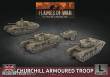 Battlefront Miniatures GFNBBX56 - Churchill Armoured Squadron (x3 Plastic)
