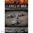 Battlefront Miniatures GFNGBX112 - Sd Kfz 221 & 222 Light Scout Troop (Mid War x3 Tanks)