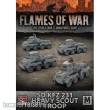 Battlefront Miniatures GFNGBX113 - Sd Kfz 231 Heavy Scout Troop (Mid War x4 Tanks)