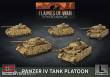 Battlefront Miniatures GFNGBX142 - Panzer IV Platoon (x5 Plastic)