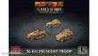 Battlefront Miniatures GFNGBX176 - Sd Kfz 250 8cm/7.5cm/2cm Scout Platoon (x3 Plastic)