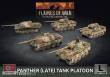 Battlefront Miniatures GFNGBX181 - Panther (late 7.5cm) / Jagdpanther (8.8cm) Platoon (5x Plastic)