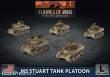 Battlefront Miniatures GFNUBX70 - M5 Stuart Light Tank Platoon (x5 Plastic)