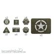 Battlefront Miniatures GFNUS907 - American MW Tokens (x20) and Objectives (x2)