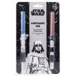 Grupo Erik GPE28096 - Star Wars Set mit 2 Lichtschwert-Stiften Luke Skywalker & Darth Vader