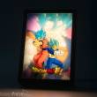 Grupo Erik GPE81217 - Dragon Ball Super LED-Druck mit Rahmen