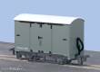 Peco GR-220U - OO-9 Box Van Unlettered Grey