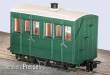 Peco GR-500UG - OO-9 Beistellwagen mit 4 Rädern, grün