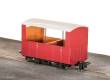 Peco GR-520UR - OO-9 offener Seitenwagen mit 4 Rädern, Rot