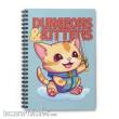 Glassstaff GSNB10DNGSKTTN - Dungeons & Kittens Spiral Notebook