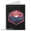 Glassstaff GSNB4MNTND20 - Mountain d20 Spiral Notebook