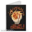 Glassstaff GSNB7CSTFIRBALL - I Cast Fireball! Spiral Notebook
