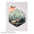 Glassstaff GSPS2D20SCNE - A D20 Scene Greeting Card
