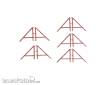 Modellbahn Engl H0113121 - H0 Schalungsstützen 45 Grad