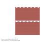 Modusteck H0460635 - Fassade, geschlossen, rot 180 x 100 mm
