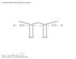Modusteck H0870007 - Bahnsteigstütze 5 110 x 47,5 mm