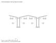 Modusteck H0870011 - Bahnsteigstütze 9 145 x 47,5 mm