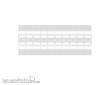 Modusteck H0870207 - Bahnsteigdach lang für B.110mm 292 x 37 u. 20 mm