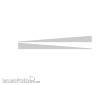 Modusteck H0870553.1 - Bahnsteigkante Rampe 550mm 147,4 x 14,3 mm