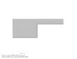 Modusteck H0870866.3R - Bahnsteigbelag lang, Leitsystem L.292 x B.110 mm