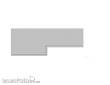 Modusteck H0870872.3R - Bahnsteigbelag lang, Leitsystem L.292 x B.110 mm