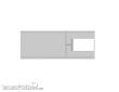 Modusteck H0870874.3 - Bahnsteigbelag Rampe L.102 x B.110 mm