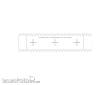 Modusteck H0871202.2 - Bahnsteig Bodenplatte 75,2 mm 147 x 75,2mm