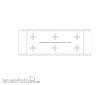 Modusteck H0871203 - Bahnsteig Bodenplatte 110 mm