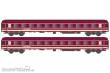 Hobbytrain H22211 - 2er Set Liegewagen Bcm 246 Euro-Express, Ep.VI