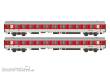 Hobbytrain H22213 - 2er Set Liegewagen Bocmh 244 DB Autozug, Ep.V