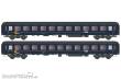 Hobbytrain H22214 - 2er Set Liegewagen Bcm 246 NS Couchette, Ep.V