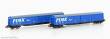 Hobbytrain H23445 - 2er Set Schiebewandwagen Habis Pimk Rail, Ep.VI