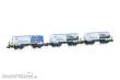 Hobbytrain H23493 - 3er Set Zementsilowagen Uacs Holcim, Ep.VI