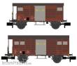 Hobbytrain H24254 - 2er Set gedeckte Güterwagen K2 + K3 BLS, EP.IV