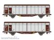 Hobbytrain H24653 - 2er Set Schiebewandwagen Hbbillns DR, Ep.IV-V