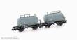 Hobbytrain H24801 - 2er Set Leichtbau-Kesselwagen DB/EVA, Ep.III