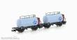 Hobbytrain H24802 - 2er Set Leichtbau-Kesselwagen DB/Aral, Ep.III