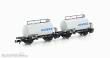 Hobbytrain H24834 - 2er Set Leichtbau-Kesselwagen DB/Danzas, Ep.IV