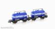 Hobbytrain H24851 - 2er Set Leichtbau-Kesselwagen PKP/Petrochemia, Ep.IV/V