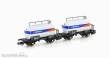 Hobbytrain H24853 - 2er Set Leichtbau-Kesselwagen DSB/Statoil, Ep.IV