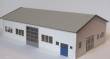 Modellbau Laffont H3301 - Gewerbehalle mit Rolltoren