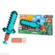 Hasbro HASG1437 - Minecraft NERF Diamantschwert mit Dart-Abschuss