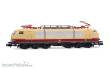 Arnold HN2641S - DB, Elektrolokomotive Baureihe 103, langer Lokkasten, schwarzes Fahrgestell, mit Multiprotokoll-Sounddecoder