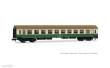 Arnold HN4482 - DR, 3-tlg. Set OSShD-Wagen Typ B, Nr. 2/2, bestehend aus 1 x A + 1 x AB + 1 x Bc, grün/beige Farbgebung, Ep. IV