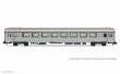 Arnold HN4501 - SNCF, 3-tlg. Set TEE-Wagen „Mistral“, Nizza - Paris, bestehend aus 1 x Arux + 1 x A8u + 1 x AD4tux, silberne Farbgebung, Ep. IV