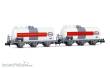 Arnold HN6610 - SNCF, 2-tlg. Set 3-achs. Kesselwagen Uh, „Esso, Ep. IV