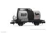 Arnold HN6700 - FS, 2-tlg. Set 2-achs. Kesselwagen „Agip“ in silberner Farbgebung, Ep. III-IV